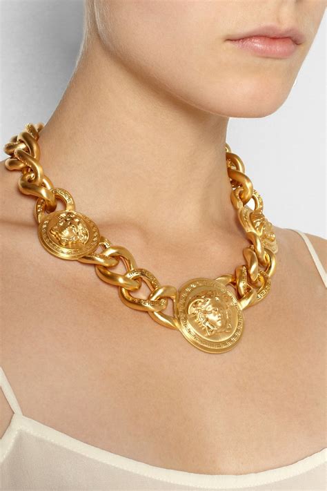 Versace necklace real gold